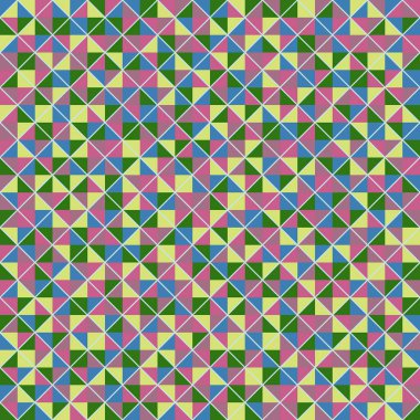 Color Rhombus tile tessellation pattern illustration