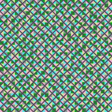 Color Rhombus tile tessellation pattern illustration