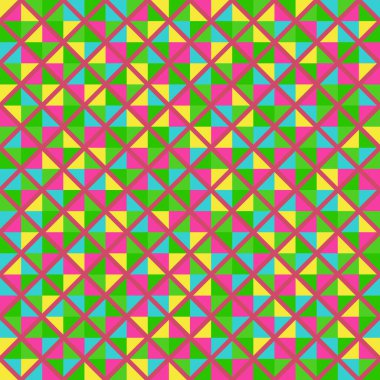 Color Rhombus tile tessellation pattern illustration