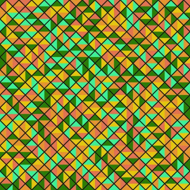 Color Rhombus tile tessellation pattern illustration