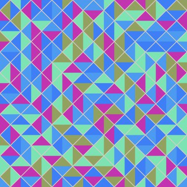 Color Rhombus tile tessellation pattern illustration