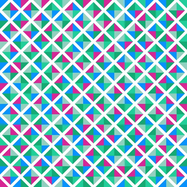 Color Rhombus Tile Tessellation Pattern Illustration — ストックベクタ