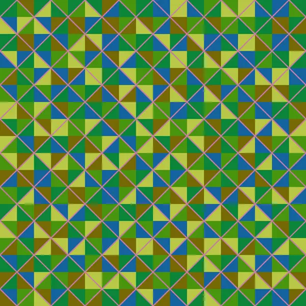 Color Rhombus Tile Tessellation Pattern Illustration — ストックベクタ