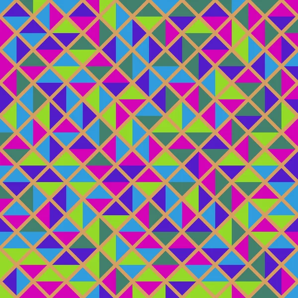 Color Rhombus Tile Tessellation Pattern Illustration — Vetor de Stock