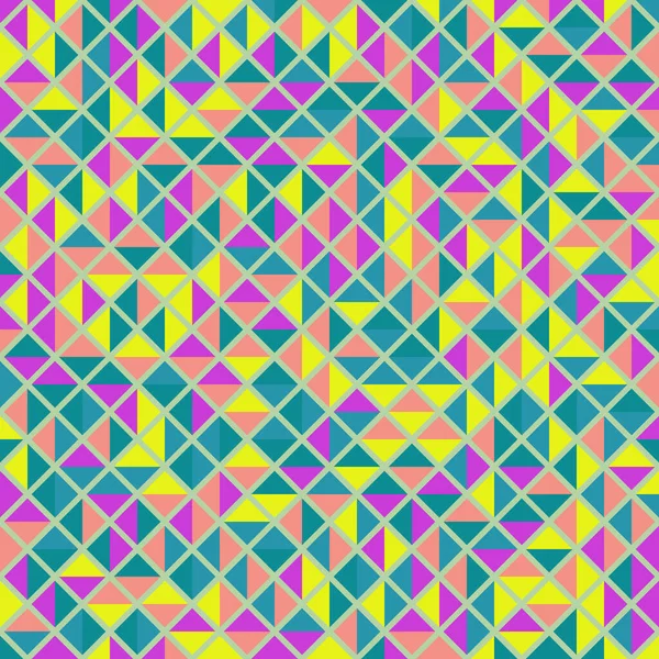 Color Rhombus Tile Tessellation Pattern Illustration — ストックベクタ