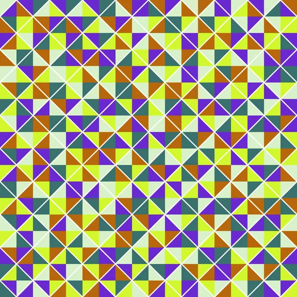 Color Rhombus Tile Tessellation Pattern Illustration — Archivo Imágenes Vectoriales