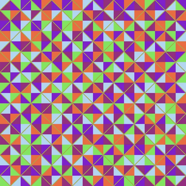 Color Rhombus Tile Tessellation Pattern Illustration — Stock vektor