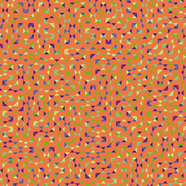 Color Rhombus tile tessellation pattern illustration