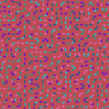 Color Rhombus tile tessellation pattern illustration