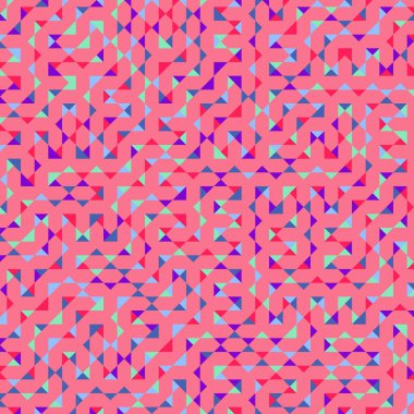 Color Rhombus tile tessellation pattern illustration