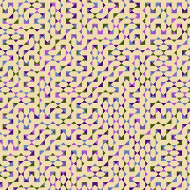 Color Rhombus tile tessellation pattern illustration