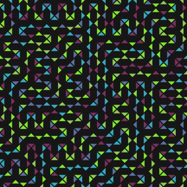 Color Rhombus tile tessellation pattern illustration