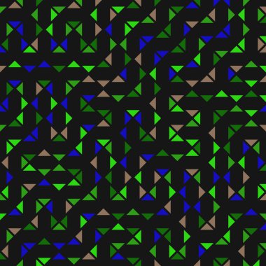 Color Rhombus tile tessellation pattern illustration