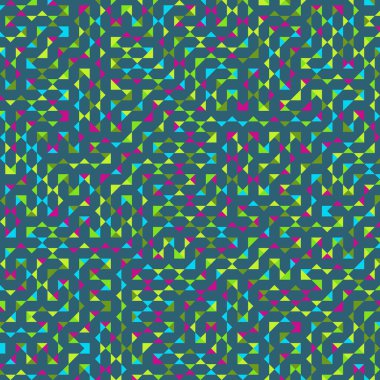 Color Rhombus tile tessellation pattern illustration