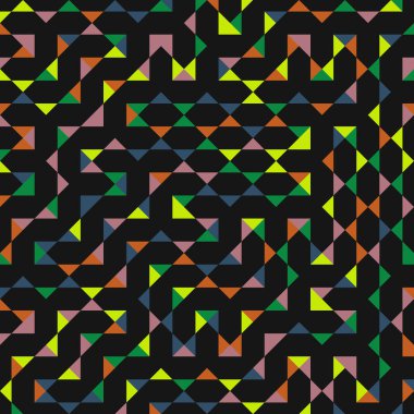 Color Rhombus tile tessellation pattern illustration