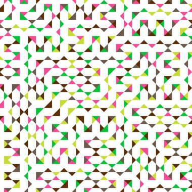 Color Rhombus tile tessellation pattern illustration