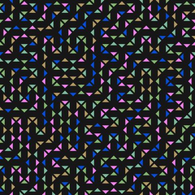 Color Rhombus tile tessellation pattern illustration