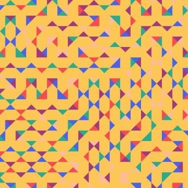 Color Rhombus tile tessellation pattern illustration