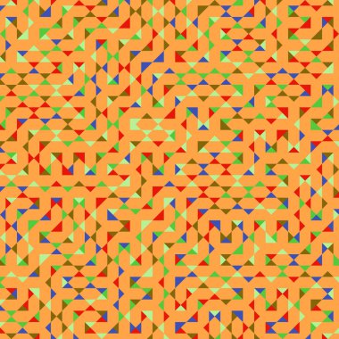 Color Rhombus tile tessellation pattern illustration