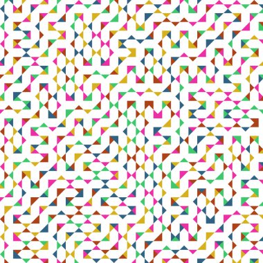 Color Rhombus tile tessellation pattern illustration