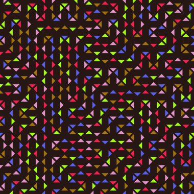 Color Rhombus tile tessellation pattern illustration