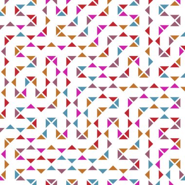 Color Rhombus tile tessellation pattern illustration