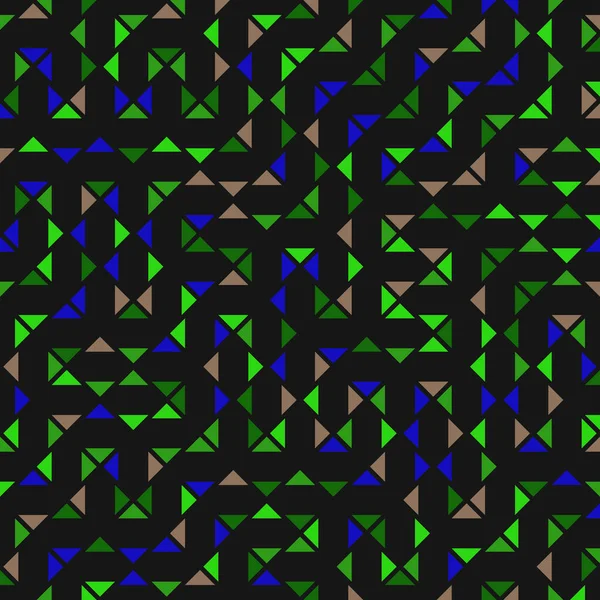 Color Rhombus Tile Tessellation Pattern Illustration — ストックベクタ