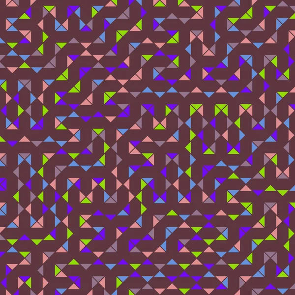 Color Rhombus Tile Tessellation Pattern Illustration — ストックベクタ