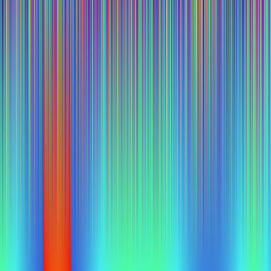 Color interpolation calculated gradient illustration