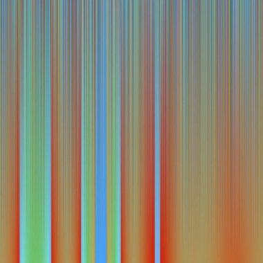 Color interpolation calculated gradient illustration