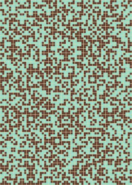 Soyut Geometrik Desen üretken hesaplama sanatı çizimi