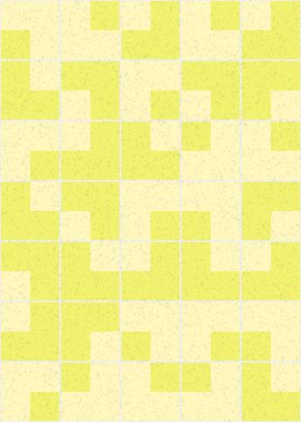 Soyut Geometrik Desen üretken hesaplama sanatı çizimi