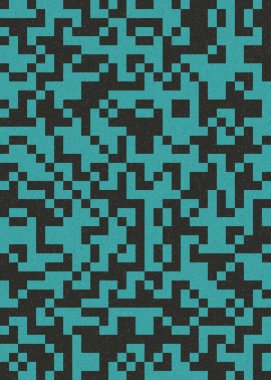 Soyut Geometrik Desen üretken hesaplama sanatı çizimi