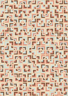 Soyut Geometrik Desen üretken hesaplama sanatı çizimi