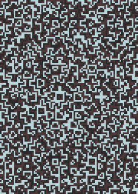 Soyut Geometrik Desen üretken hesaplama sanatı çizimi