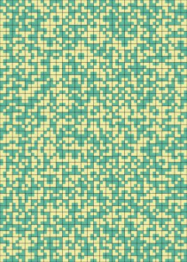 Soyut Geometrik Desen üretken hesaplama sanatı çizimi