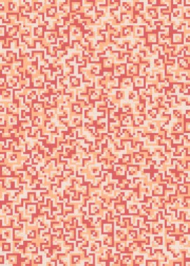 Soyut Geometrik Desen üretken hesaplama sanatı çizimi