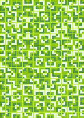 Soyut Geometrik Desen üretken hesaplama sanatı çizimi