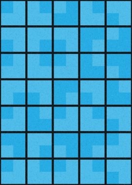 Soyut Geometrik Desen üretken hesaplama sanatı çizimi
