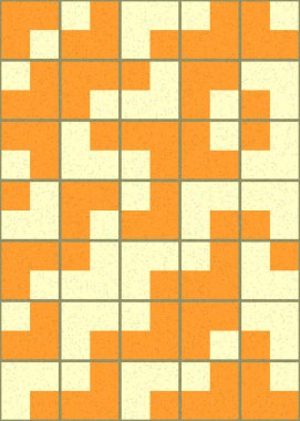 Soyut Geometrik Desen üretken hesaplama sanatı çizimi