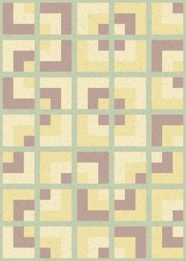 Soyut Geometrik Desen üretken hesaplama sanatı çizimi