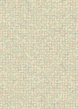 Soyut Geometrik Desen üretken hesaplama sanatı çizimi