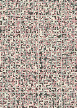 Soyut Geometrik Desen üretken hesaplama sanatı çizimi