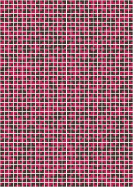 Soyut Geometrik Desen üretken hesaplama sanatı çizimi