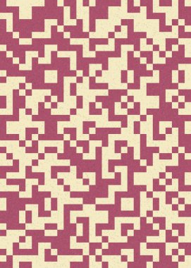 Soyut Geometrik Desen üretken hesaplama sanatı çizimi