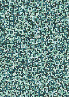 Soyut Geometrik Desen üretken hesaplama sanatı çizimi