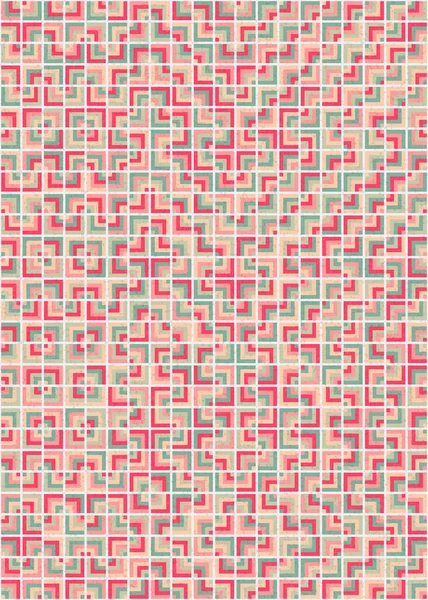 Soyut Geometrik Desen üretken hesaplama sanatı çizimi