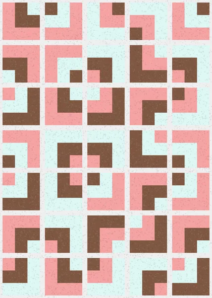 Soyut Geometrik Desen üretken hesaplama sanatı çizimi