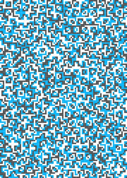 Soyut Geometrik Desen üretken hesaplama sanatı çizimi