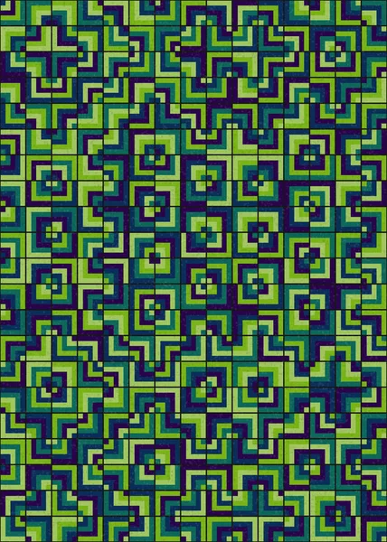 Soyut Geometrik Desen üretken hesaplama sanatı çizimi